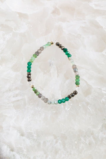 Green ombre bracelet
